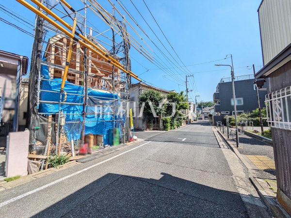 接道状況および現場風景　【練馬区平和台２丁目】