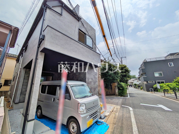 接道状況および現場風景　【練馬区平和台２丁目】