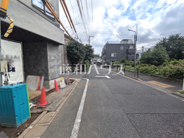接道状況および現場風景　【練馬区平和台２丁目】