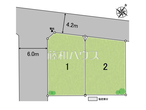 全体区画図　【所沢市大字久米】