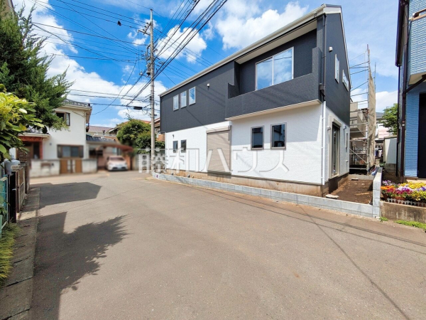 接道状況および現場風景　【所沢市大字久米】