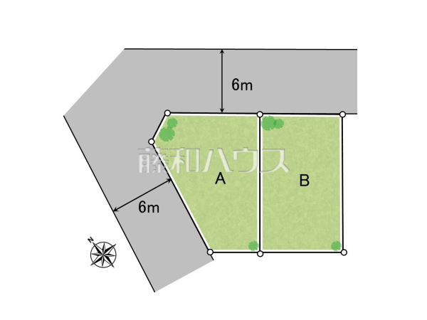 全体区画図　【日野市神明４丁目】