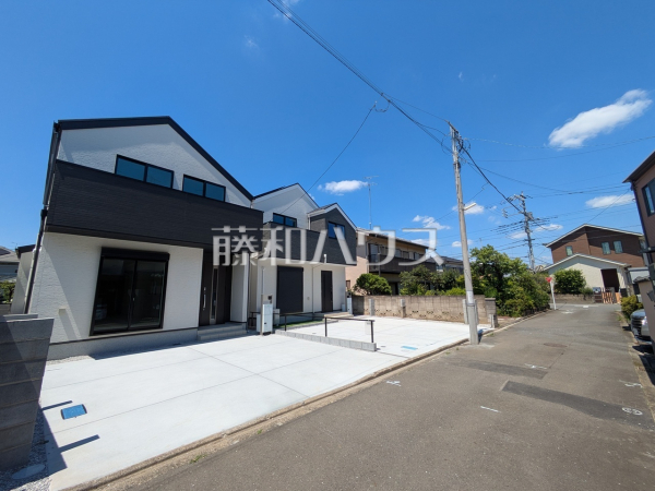 1号棟　接道状況および現場風景　【清瀬市中清戸２丁目】