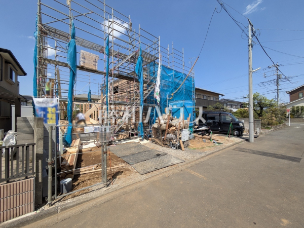 接道状況および現場風景　【清瀬市中清戸２丁目】