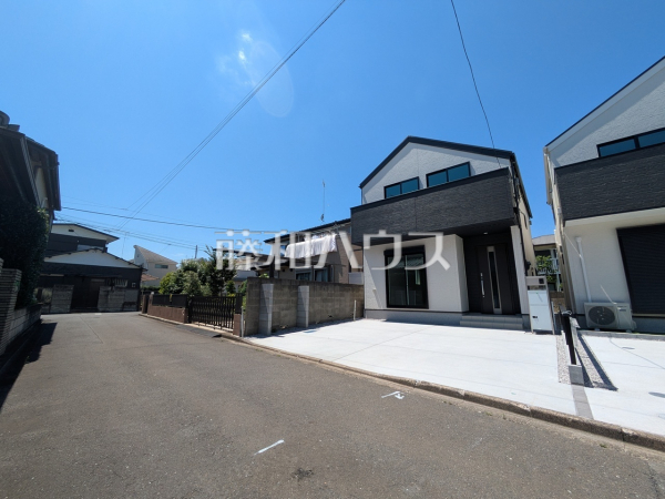 1号棟　接道状況および現場風景　【清瀬市中清戸２丁目】