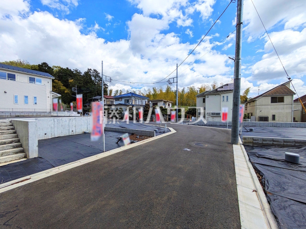 接道状況および現場風景　【武蔵村山市中央３丁目】