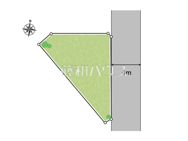 全体区画図　【小平市花小金井南町３丁目】