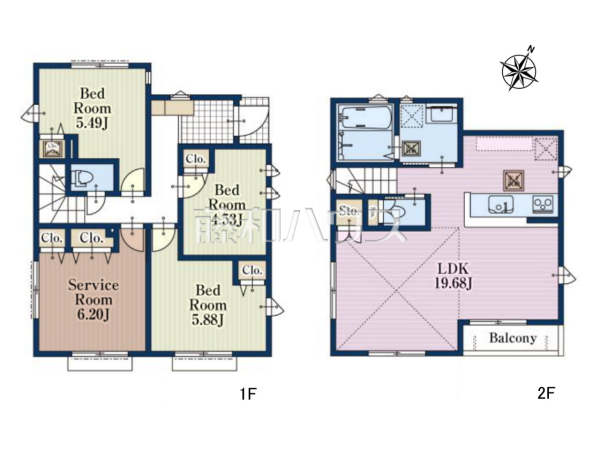 国分寺市西町3丁目　全1棟　新築分譲住宅物件画像