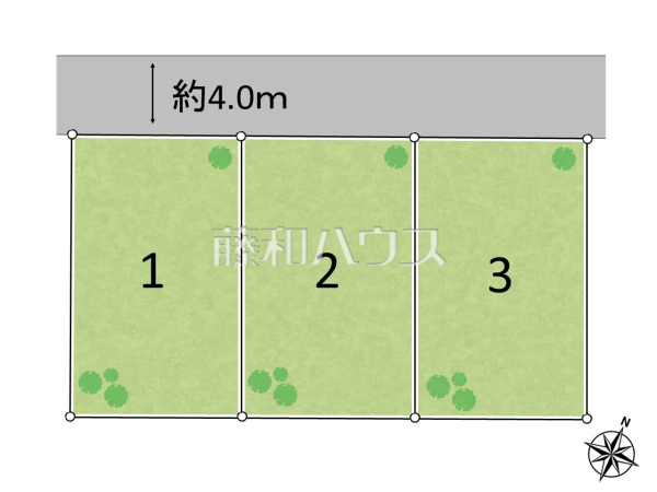 全体区画図　【小金井市前原町３丁目】
