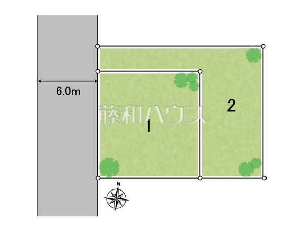 全体区画図　【東村山市富士見町３丁目】