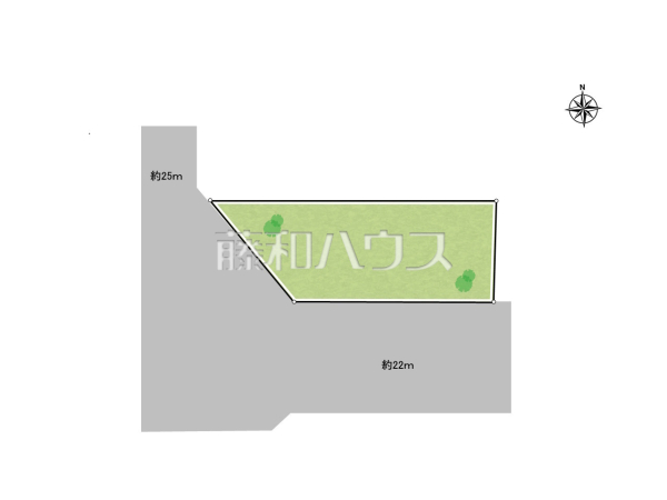 全体区画図　【八王子市大横町】
