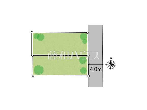 全体区画図　【朝霞市三原３丁目】