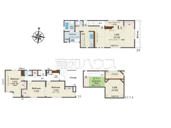 間取図　【朝霞市三原３丁目】