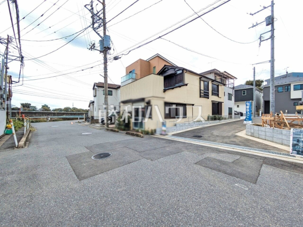 接道状況および現場風景　【志木市本町２丁目】