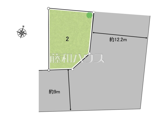 全体区画図　【所沢市大字北秋津】