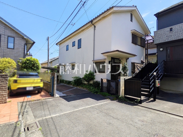 接道状況および現場風景　【三鷹市中原２丁目】