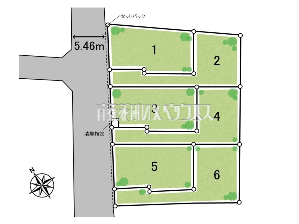 全体区画図 【練馬区下石神井2丁目】 全体区画図 【練馬区下石神井2丁目】