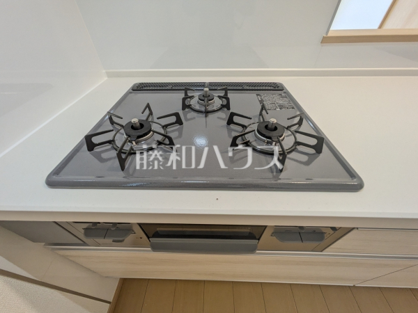 A号棟 3口ガスコンロ 【東大和市仲原4丁目】 A号棟 3口ガスコンロ 【東大和市仲原4丁目】