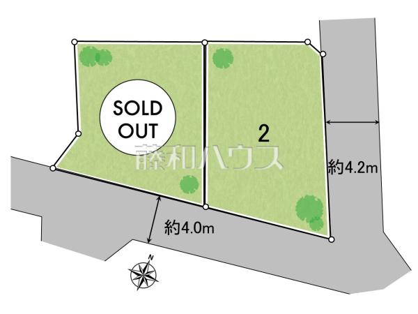 全体区画図　【八王子市高尾町】
