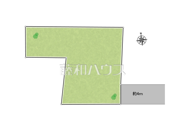 全体区画図　【西東京市住吉町４丁目】