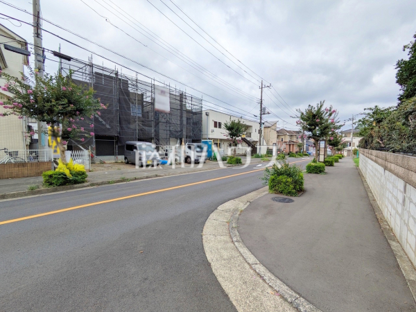 接道状況および現場風景　【所沢市東所沢和田１丁目】