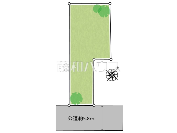 全体区画図　【世田谷区下馬１丁目】