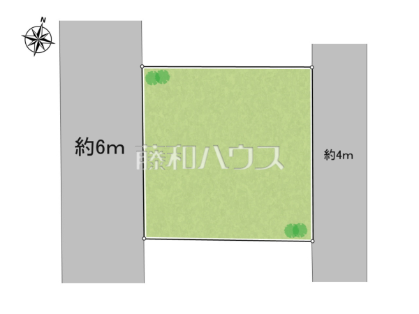 全体区画図　【八王子市四谷町】