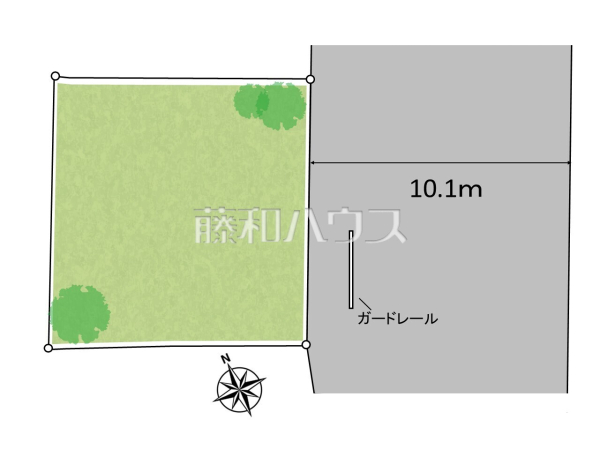 全体区画図　【朝霞市泉水２丁目】