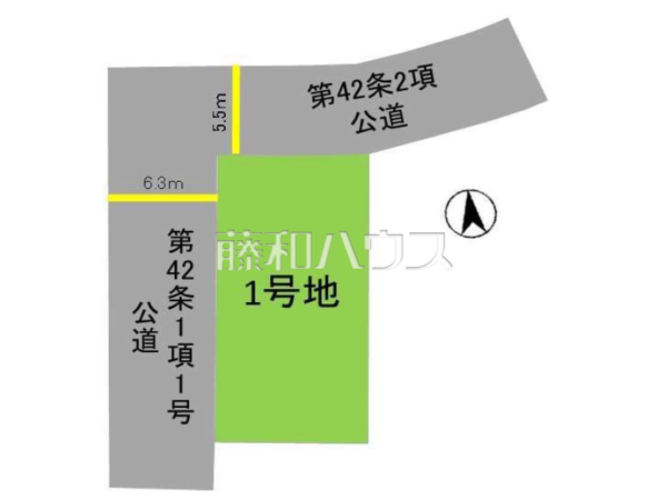 全体区画図　【糟屋郡粕屋町仲原２丁目】