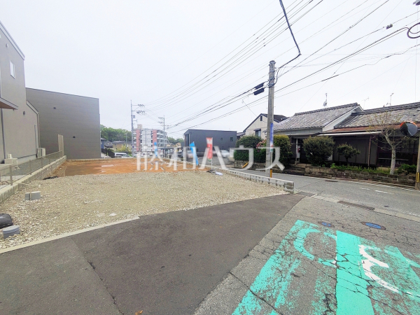 接道状況および現場風景　【糟屋郡粕屋町仲原２丁目】