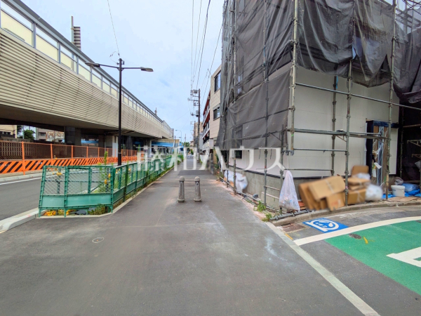 接道状況および現場風景　【杉並区高井戸西１丁目】