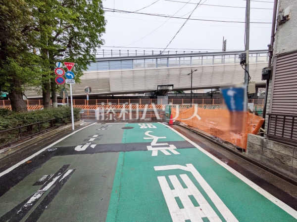 接道状況および現場風景　【杉並区高井戸西１丁目】