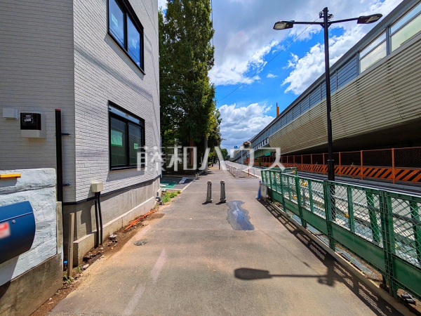 接道状況および現場風景　【杉並区高井戸西１丁目】
