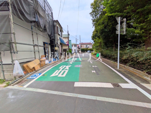 接道状況および現場風景　【杉並区高井戸西１丁目】