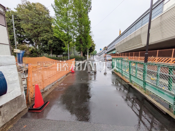 接道状況および現場風景　【杉並区高井戸西１丁目】