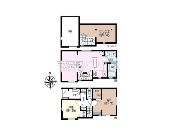 間取図　【中野区野方５丁目】