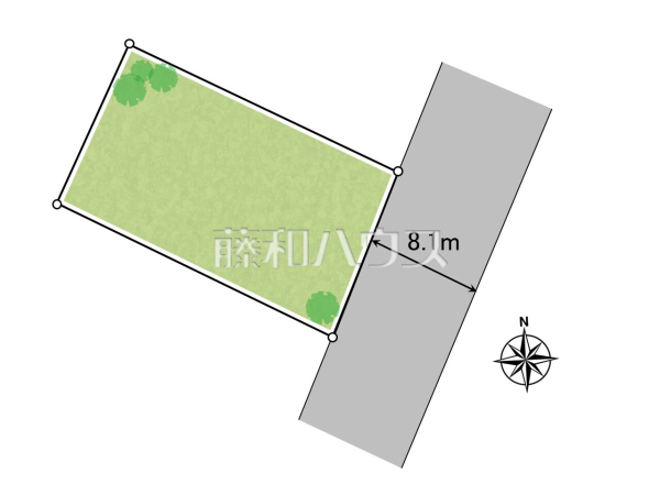 全体区画図　【昭島市朝日町３丁目】