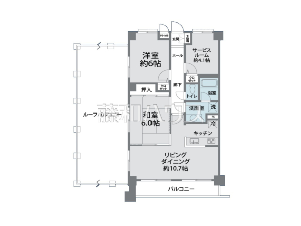 間取図　【ワコーレ東所沢】