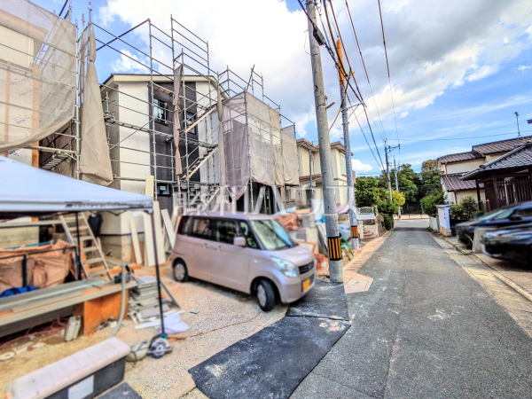 接道状況および現場風景　【福岡市南区和田４丁目】