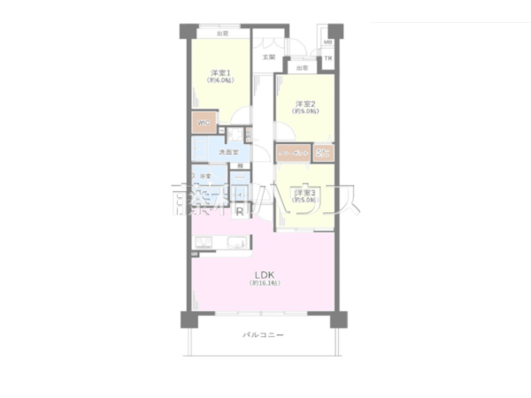 間取図　【ヴィークコート豊玉サウス】
