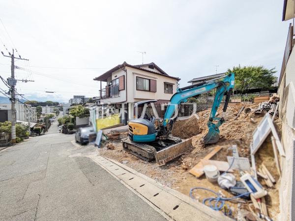 接道状況および現場風景　【福岡市南区大池２丁目】