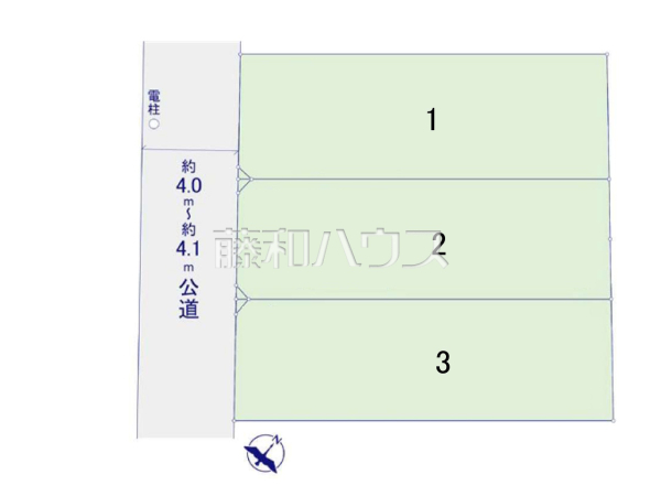 全体区画図　【福岡市西区横浜１丁目】