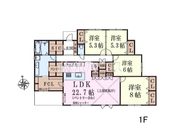 間取図　【八王子市横川町】