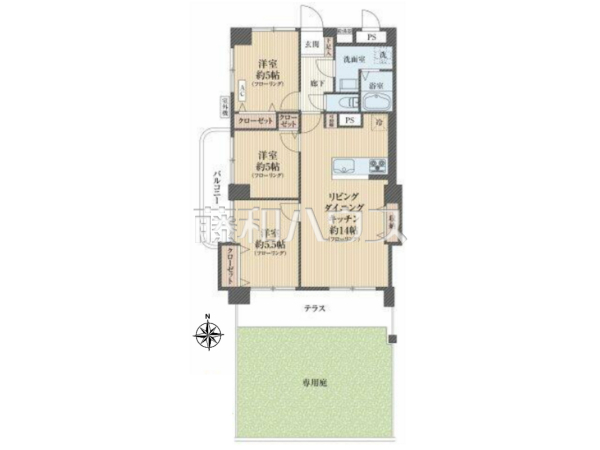 間取図　【ライオンズマンション三鷹　】