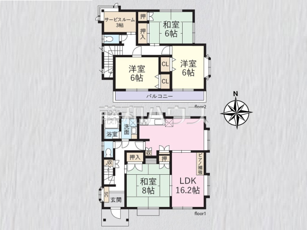 間取図　【所沢市上新井５丁目】