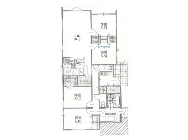 間取図　【宜野湾市大山４丁目】
