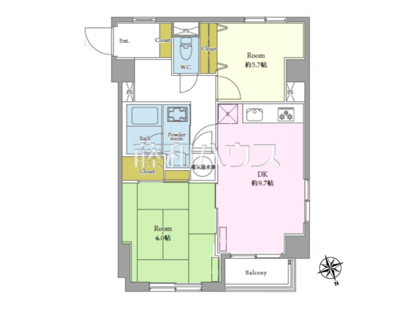 間取図　【立川シティハイツ】