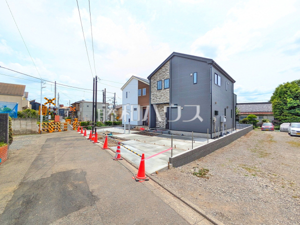 接道状況および現場風景　【昭島市大神町３丁目】
