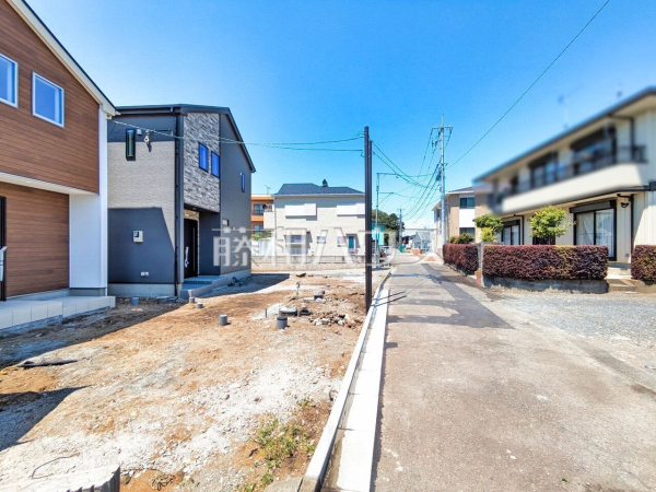 接道状況および現場風景　【昭島市大神町３丁目】