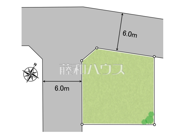 区画図　【清瀬市中清戸４丁目】